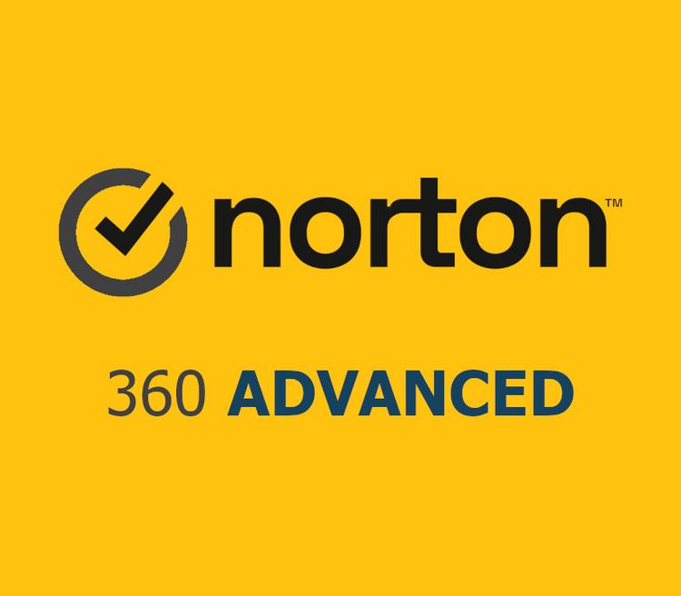 Norton 360 Advanced اوروبي مفتاح (1 سنه / 10 اجهزة)