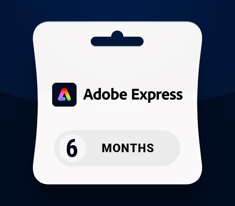 Adobe Express بريميوم - 6 اشهر اشتراك مفتاح