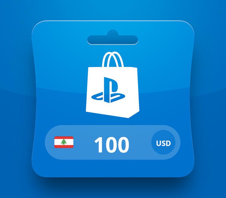 بطاقة رصيد بلايستيشن $100 LB