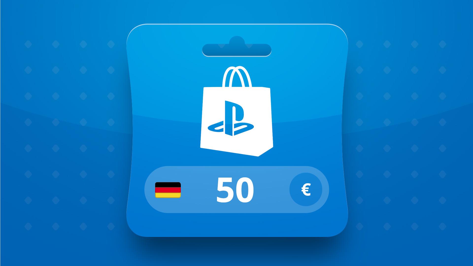 بطاقة رصيد بلايستيشن EUR 50 الماني