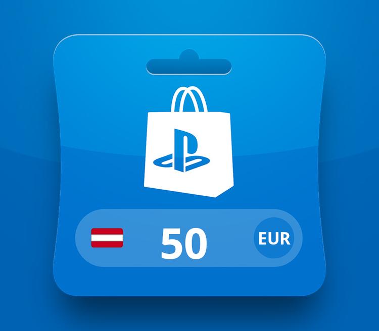 بلايستيشن Network EUR 50 هدية بطاقة AT