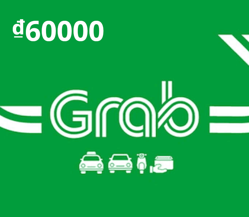 Grab Rides VND 60000 Gift Card VN