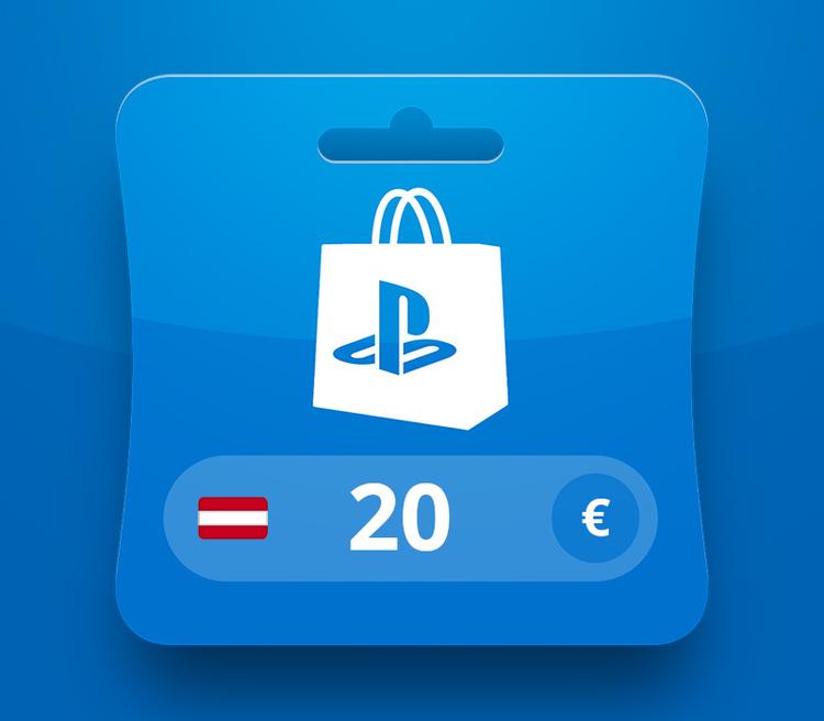 بلايستيشن Network EUR 20 هدية بطاقة AT