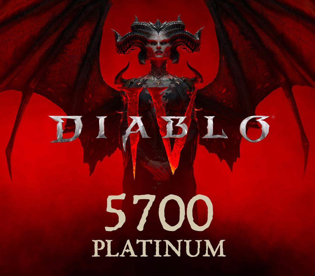Diablo IV - 5700 Platinum Voucher امريكي اكسبوكس 1 / إكس بوكس سيريس X|S كود رقمي