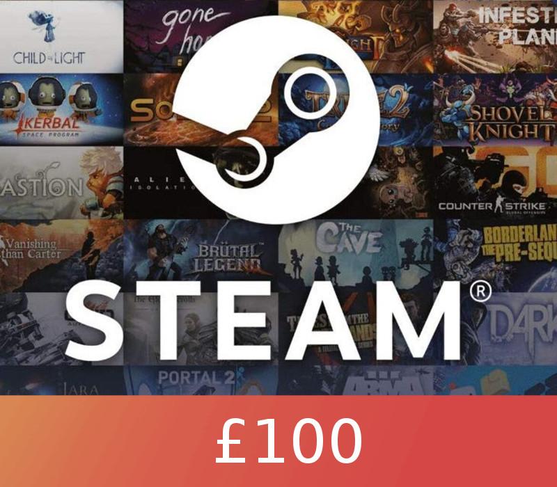 ستيم هدية بطاقة £100 Global Activation كود