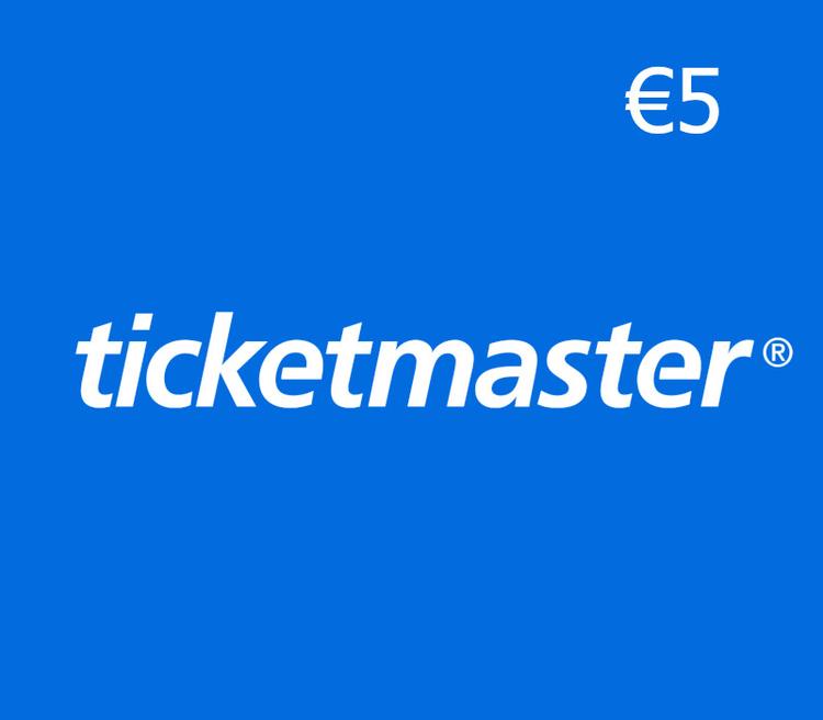 Ticketmaster €5 هدية بطاقة BE