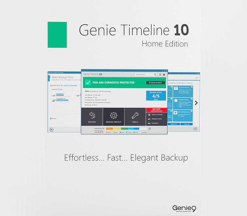 Genie Timeline Home 10 كود رقمي (2 اجهزة كمبيوتر مكتبي)