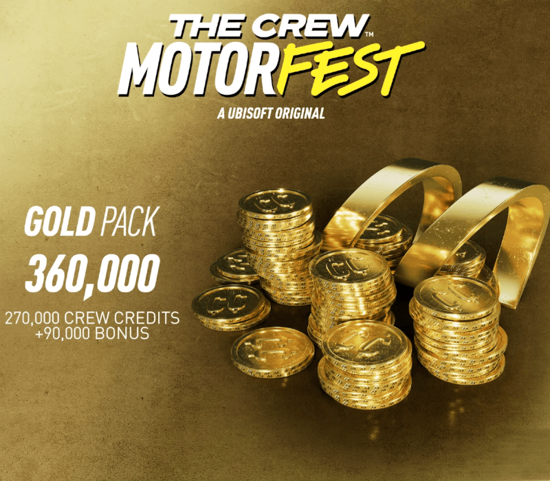 The Crew Motorfest VC Gold Pack - 360,000 Crew Credits DLC امريكي اكسبوكس 1 / إكس بوكس سيريس X|S كود رقمي