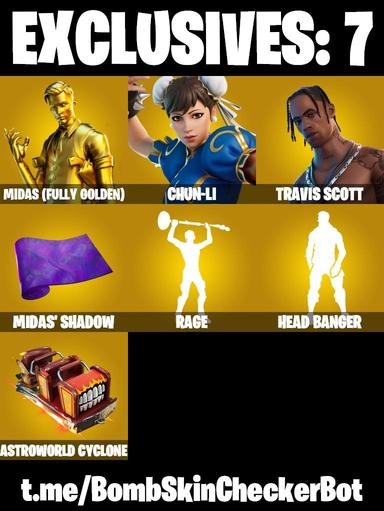 Travis Scott 98 Rare Skins for PSN, Xbox, and PC 🎮🔥