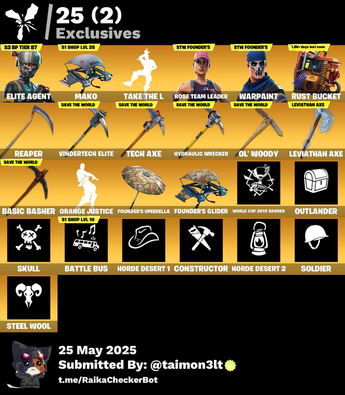 Screen Shot image 3 حساب اساسي 58 سكن + 1025 فيبوكس مهجور ينربط سوني وكل المنصات مضمون 