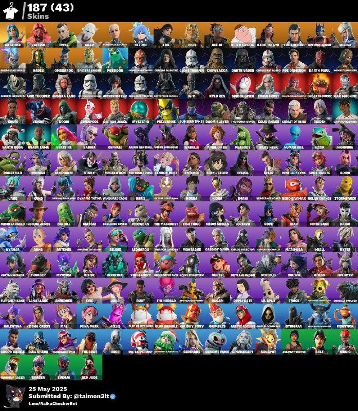Screen Shot image 10 حساب اساسي 172 سكن + 200 فيبوكس مهجور ينربط سوني وكل المنصات مضمون 