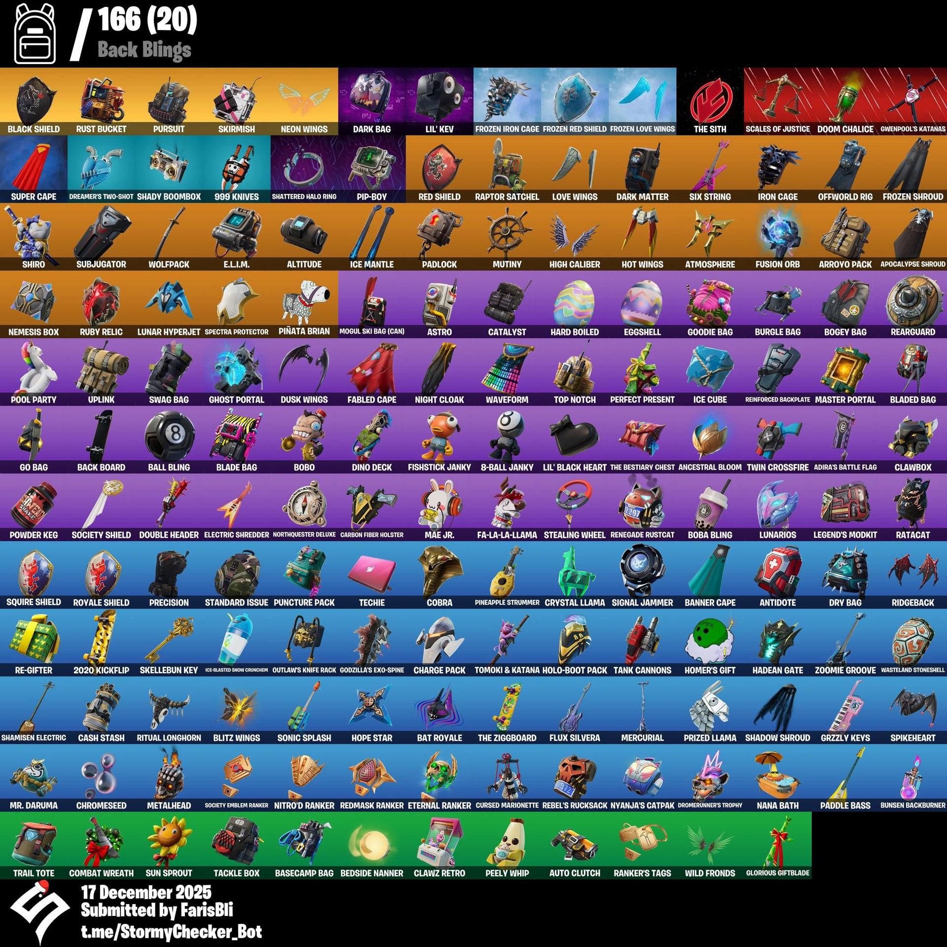 حساب اساسي بلاك نايت + 140 سكن ينربط سوني وكل المنصات