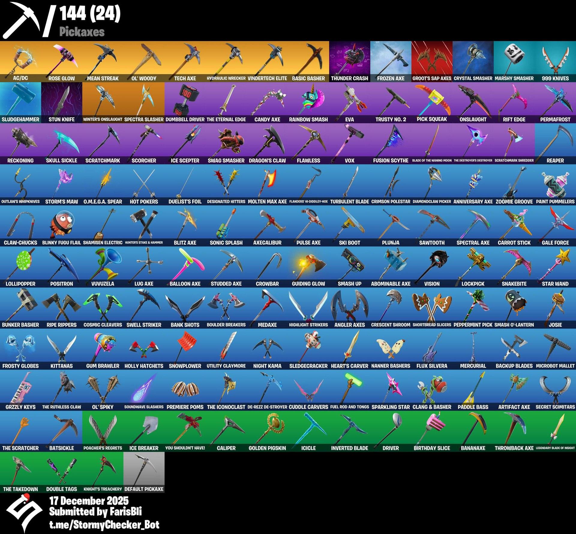حساب اساسي بلاك نايت + 140 سكن ينربط سوني وكل المنصات