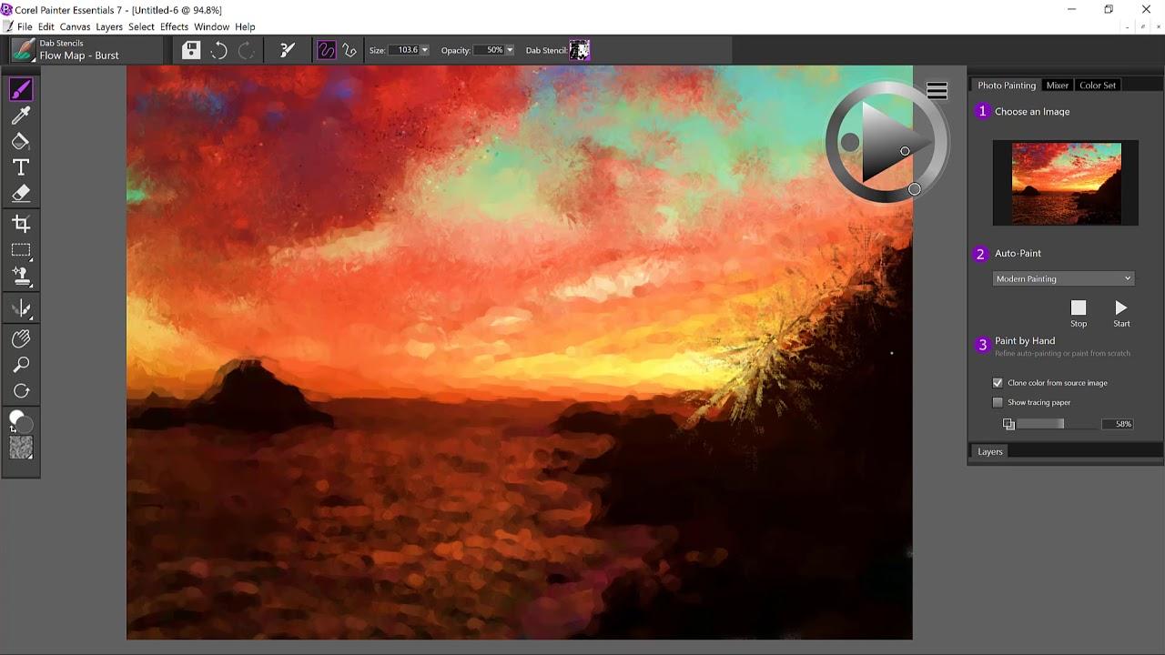 Screen Shot image 3 Corel Painter Essentials 7 كود رقمي (مدى الحياة / 1 جهاز)