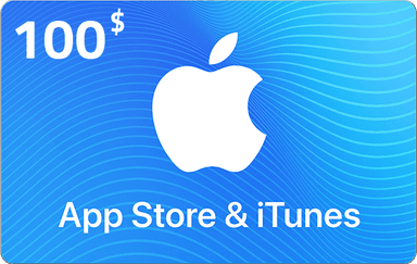 بطاقة هدايا ابل ايتونز  100 دولار - ستور أمريكي