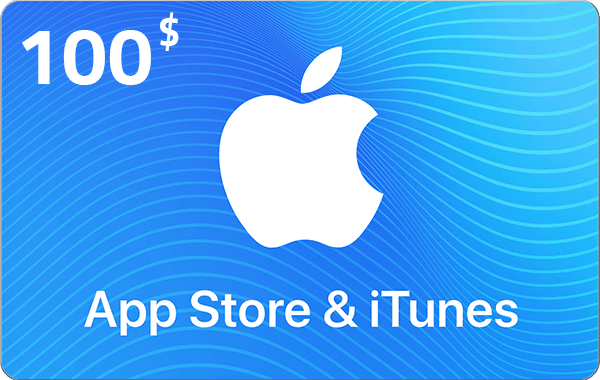 بطاقة هدايا ابل ايتونز  100 دولار - ستور أمريكي