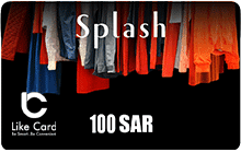 بطاقة هدايا سبلاش السعودية 100 ريال سعودي 