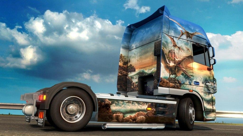 Screen Shot image 2 Euro Truck Simulator 2 - Prehistoric Paint Jobs Pack DLC اوروبي ستيم كود رقمي