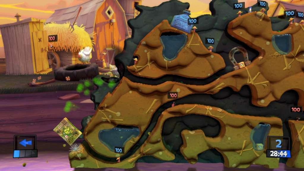 Screen Shot image 2 Worms Revolution - Medieval Tales DLC ستيم كود رقمي