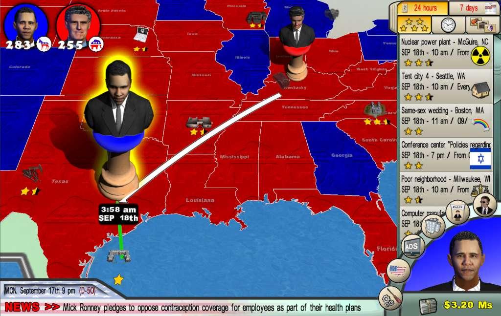 Screen Shot image 0 The Race For The White House ستيم كود رقمي