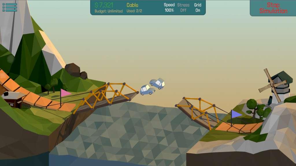 Screen Shot image 1 Poly Bridge اوروبي ستيم كود رقمي