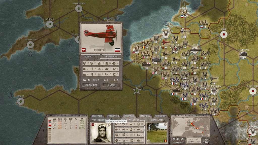 Screen Shot image 1 Commander: The Great War اوروبي بي سي ستيم كود رقمي