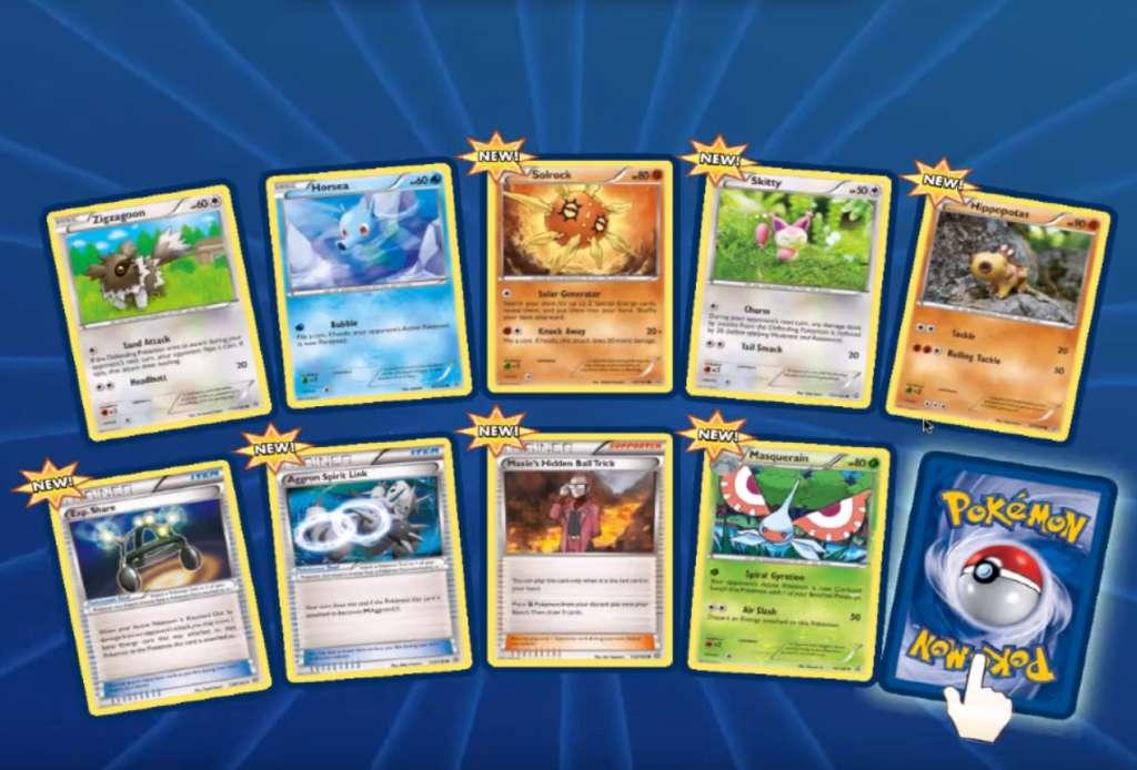 Screen Shot image 0 Pokemon Online TCG 10 Random Cards Booster Pack مفتاح