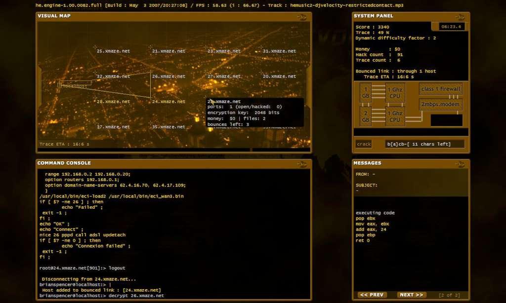 Screen Shot image 4 Hacker Evolution: Duality - Inception Part 2 DLC ستيم كود رقمي