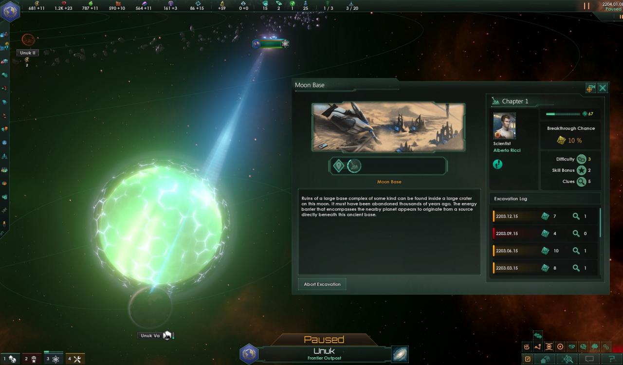 Screen Shot image 4 Stellaris - Ancient Relics Story Pack DLC اوروبي بي سي ستيم كود رقمي