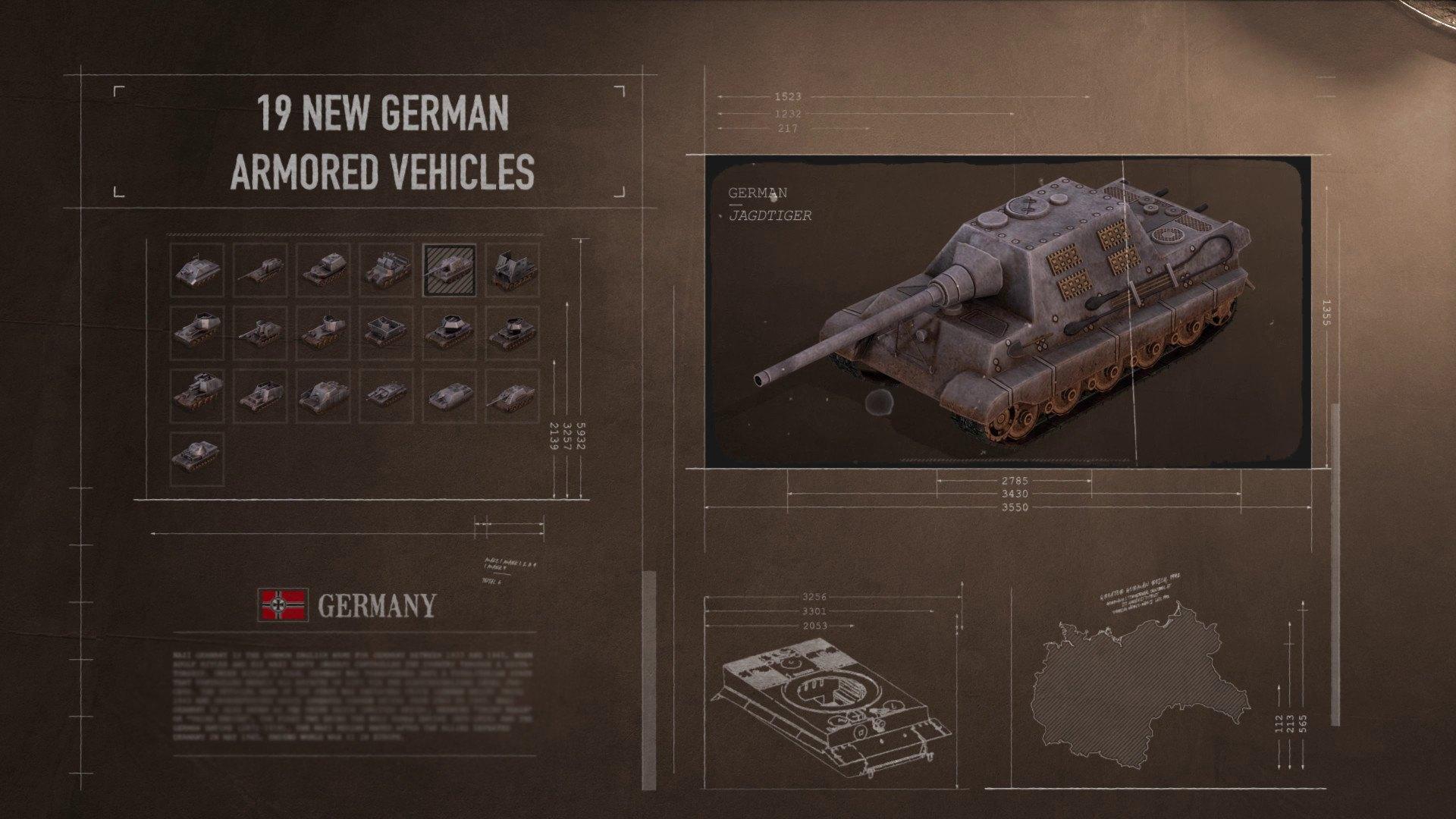 Screen Shot image 0 Hearts Of Iron IV - Axis Armor Pack DLC ستيم كود رقمي