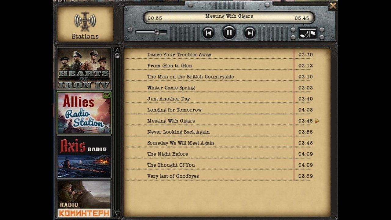 Screen Shot image 1 Hearts Of Iron IV - Radio Pack DLC بي سي ستيم كود رقمي