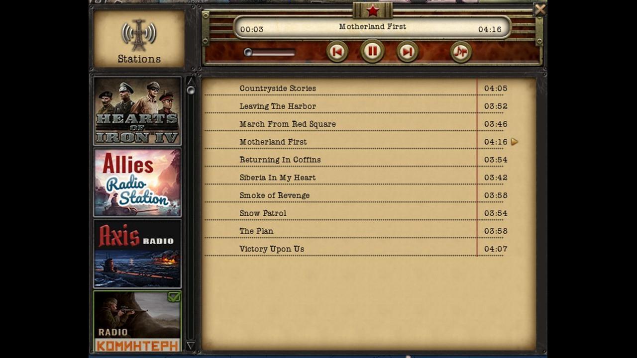 Screen Shot image 2 Hearts Of Iron IV - Radio Pack DLC بي سي ستيم كود رقمي