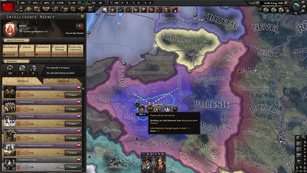Screen Shot image 0 Hearts Of Iron IV - La RéSistance DLC اوروبي ستيم كود رقمي