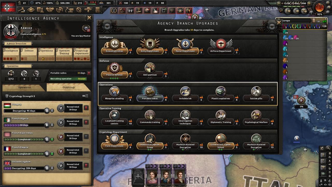 Screen Shot image 1 Hearts Of Iron IV - La RéSistance DLC اوروبي ستيم كود رقمي