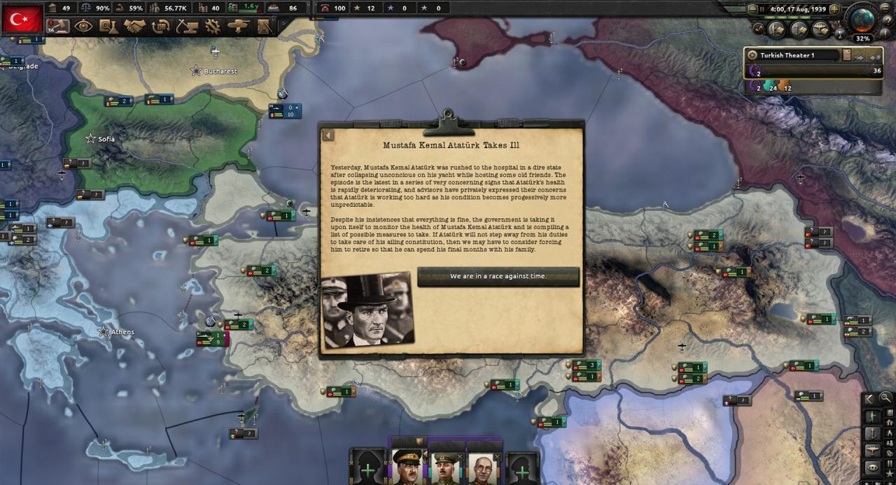 Screen Shot image 0 Hearts Of Iron IV - Battle For The Bosporus DLC اوروبي رابط هديه ستيم