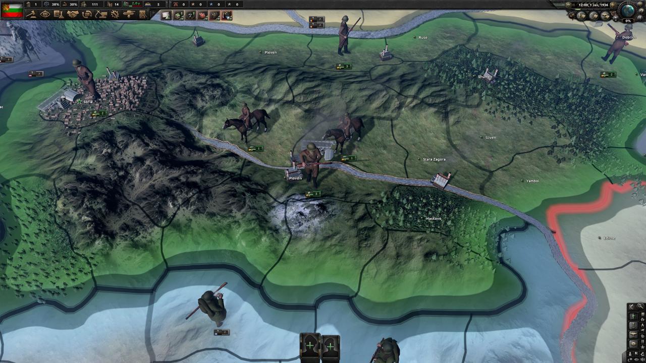 Screen Shot image 3 Hearts Of Iron IV - Battle For The Bosporus DLC اوروبي رابط هديه ستيم