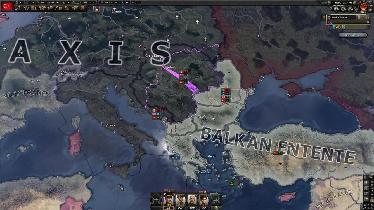 Screen Shot image 5 Hearts Of Iron IV - Battle For The Bosporus DLC اوروبي رابط هديه ستيم