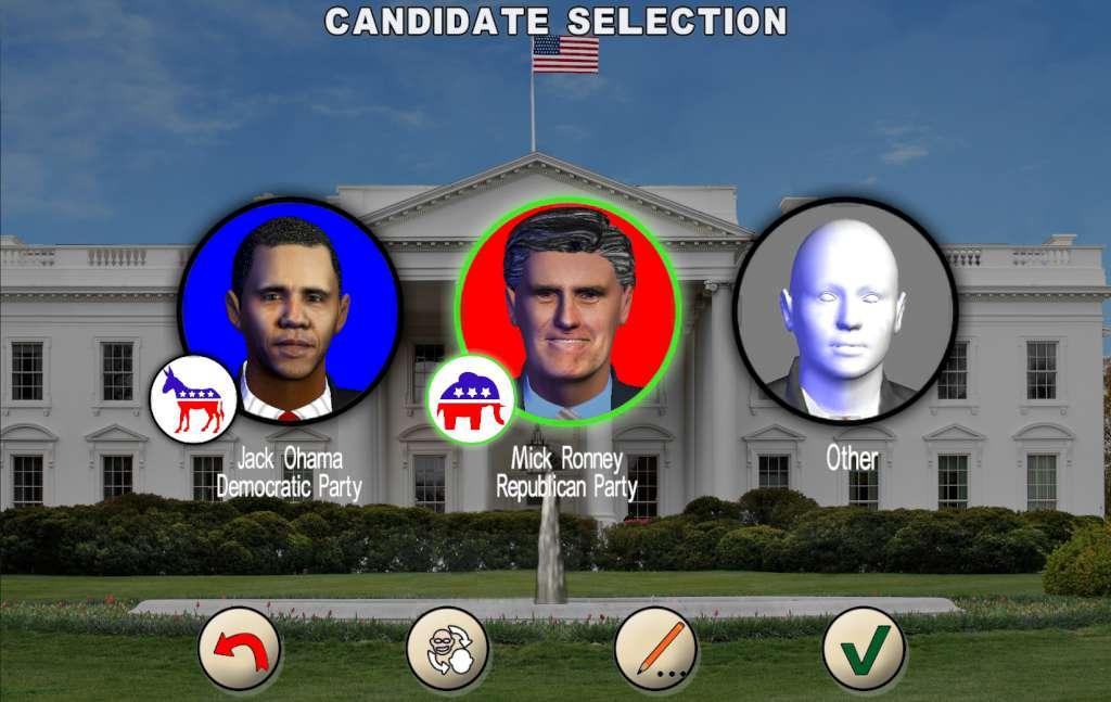 Screen Shot image 1 The Race For The White House ستيم كود رقمي