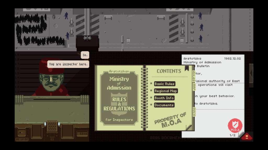 Screen Shot image 3 Papers, Please اوروبي رابط هديه ستيم