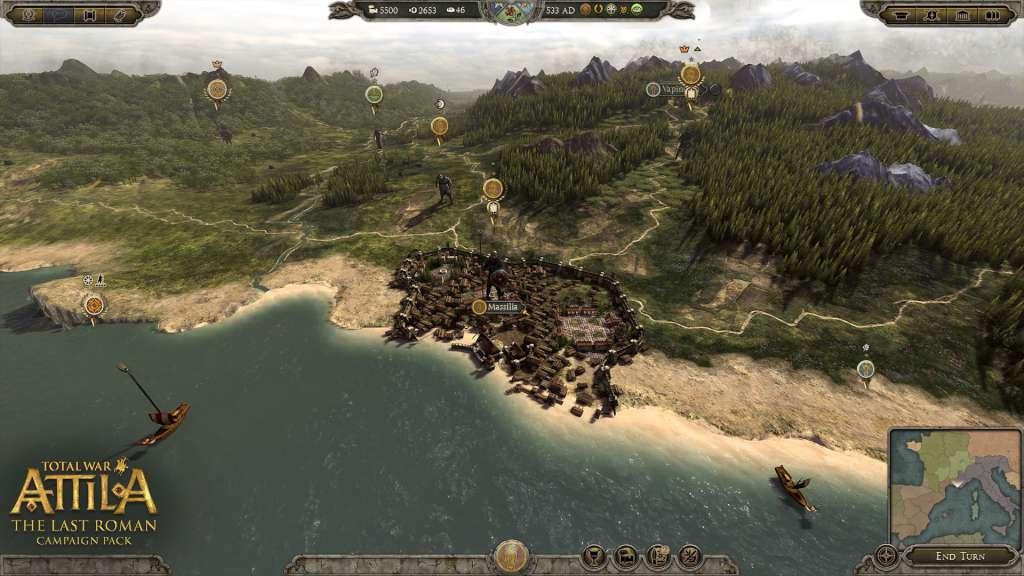 Screen Shot image 1 Total War: ATTILA - The Last Roman Campaign Pack DLC بي سي ستيم كود رقمي