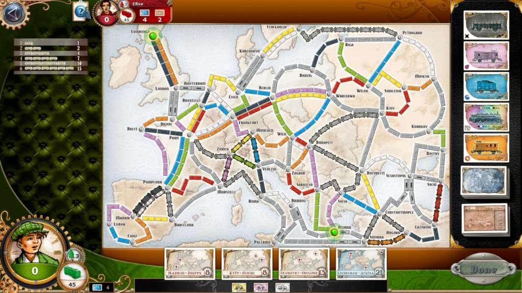 Screen Shot image 1 Ticket To Ride Complete Pack ستيم كود رقمي