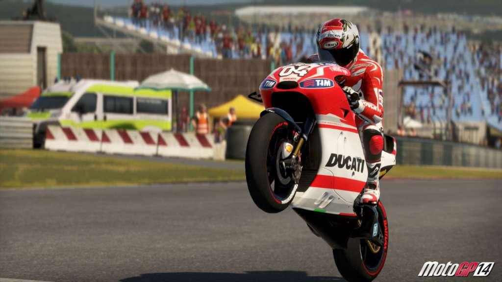Screen Shot image 5 MotoGP 14 Laguna Seca Redbull امريكي Grand Prix DLC الماني/EN/ES/FR Languages Only بي سي ستيم كود رقمي