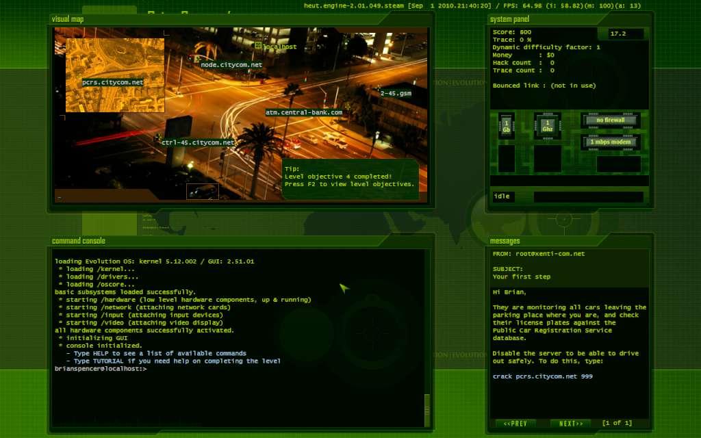 Screen Shot image 3 Hacker Evolution: Duality - Inception Part 2 DLC ستيم كود رقمي
