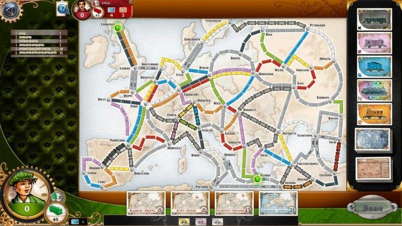 Screen Shot image 1 Ticket To Ride - Europe DLC ستيم كود رقمي