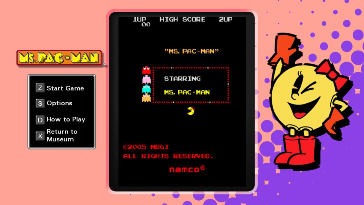 Screen Shot image 1 PAC-MAN MUSEUM: Ms. PAC-MAN DLC ستيم كود رقمي