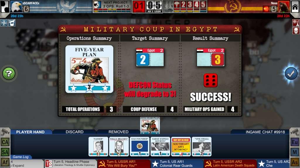 Screen Shot image 1 Twilight Struggle ستيم كود رقمي