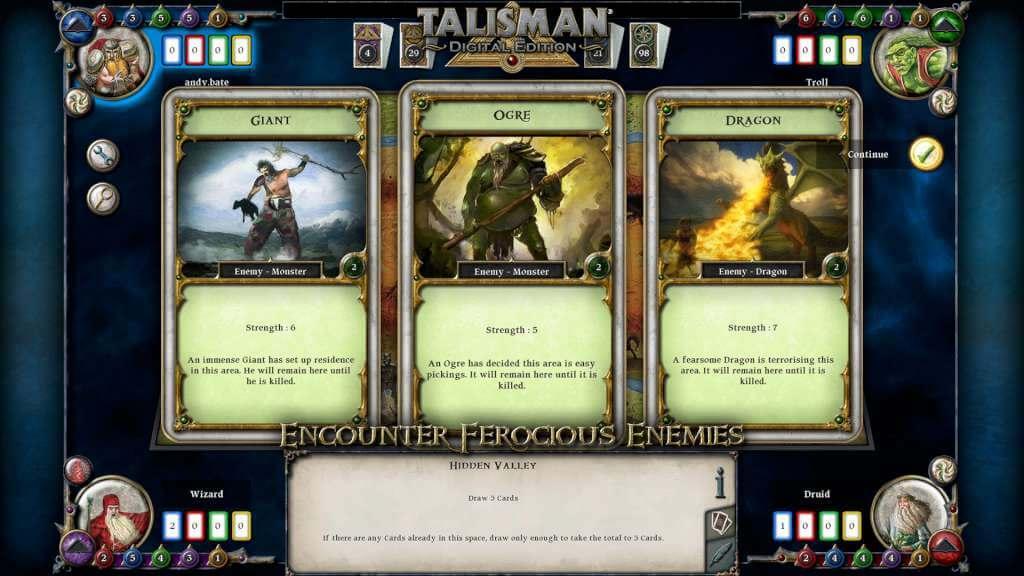 Screen Shot image 4 Talisman: Digital اصدار GOG كود رقمي