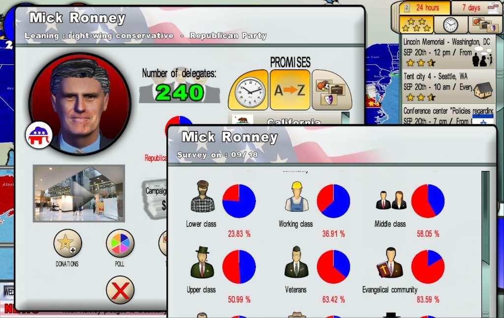 Screen Shot image 3 The Race For The White House ستيم كود رقمي