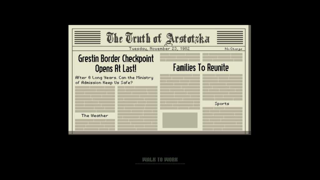 Screen Shot image 5 Papers, Please اوروبي رابط هديه ستيم