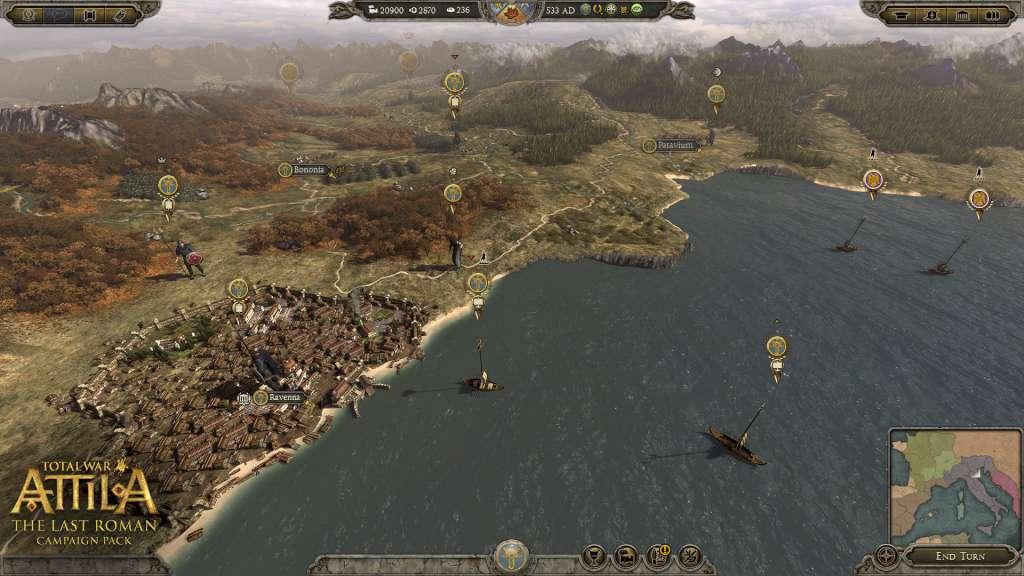 Screen Shot image 2 Total War: ATTILA - The Last Roman Campaign Pack DLC بي سي ستيم كود رقمي